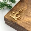 Золота підвіска корона
