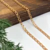 Золотий ланцюжок плетіння ромб